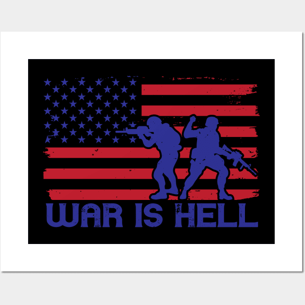 War Is Hell Wall Art by TinPis